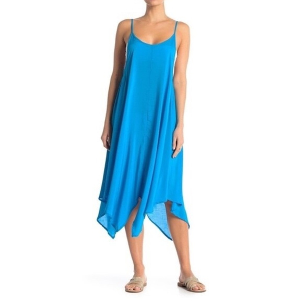 Elan Bright Blue Midi Dress